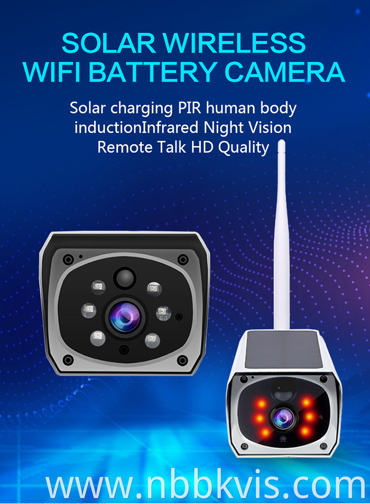 Night Security Solar Power Night Vision Security Camera